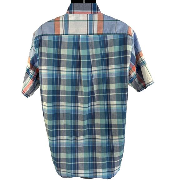 New Mens Brooks Brothers Madison Short Sleeve Button Down Shirt Size M NWT Plaid - Picture 8 of 8